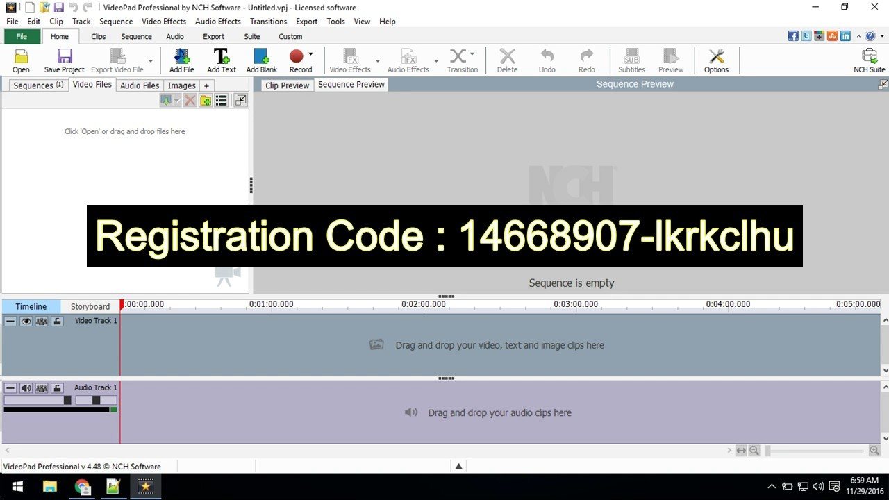 videopad registration code generator