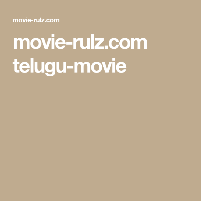 telugu movies rulz telugu